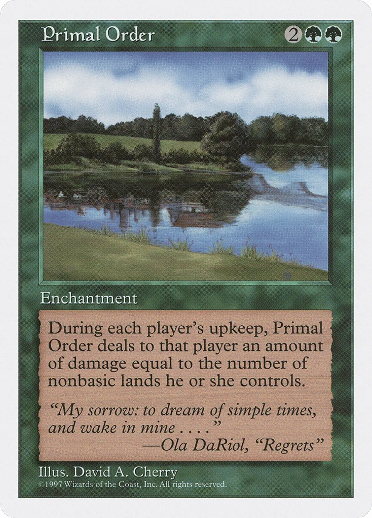 Primal Order · Fifth Edition