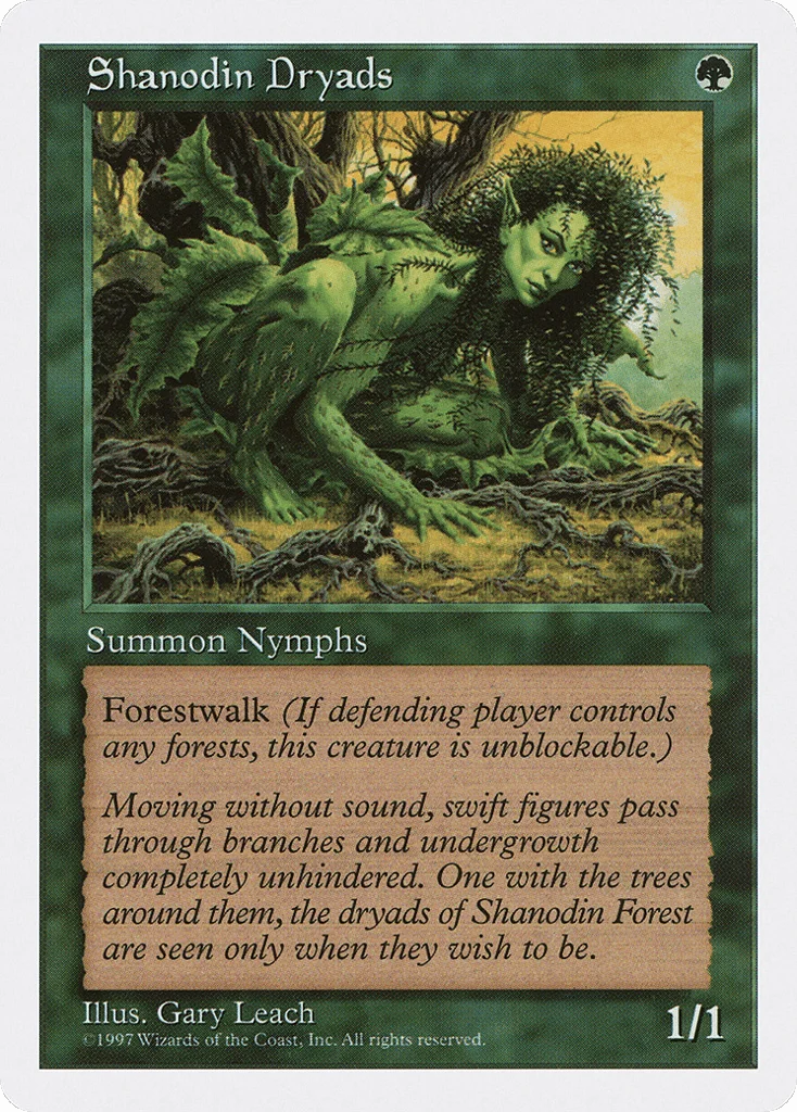 Shanodin Dryads · Fifth Edition