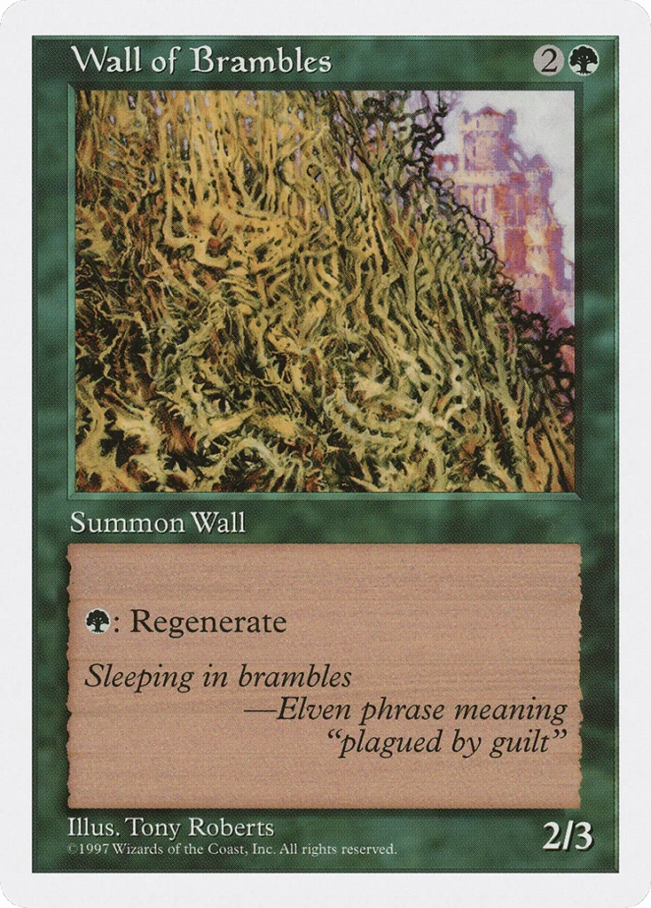 Wall of Brambles · Fifth Edition