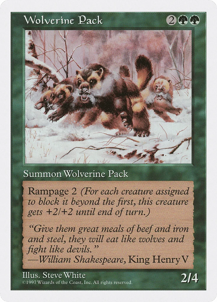 Wolverine Pack · Fifth Edition