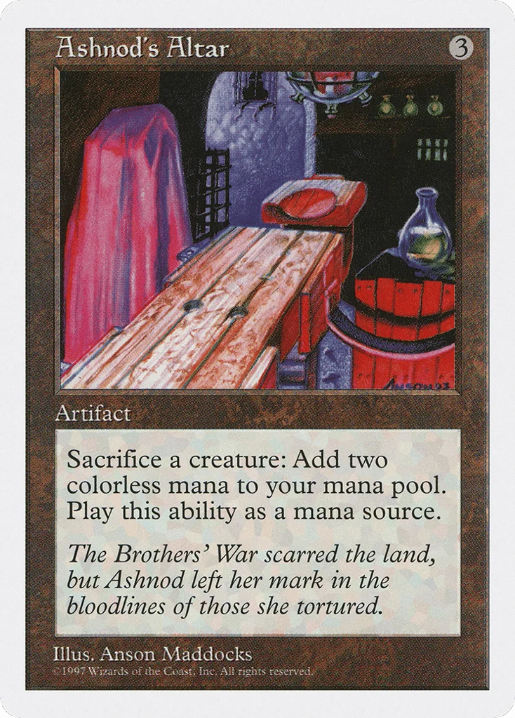Ashnod's Altar · Fifth Edition