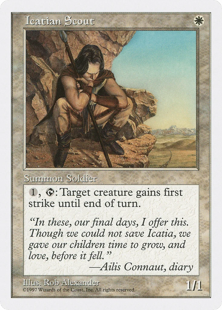 Icatian Scout · Fifth Edition