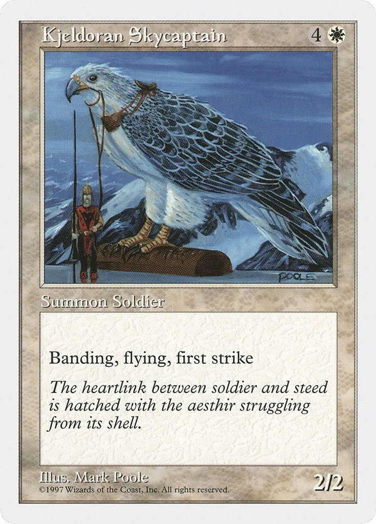 Kjeldoran Skycaptain · Fifth Edition