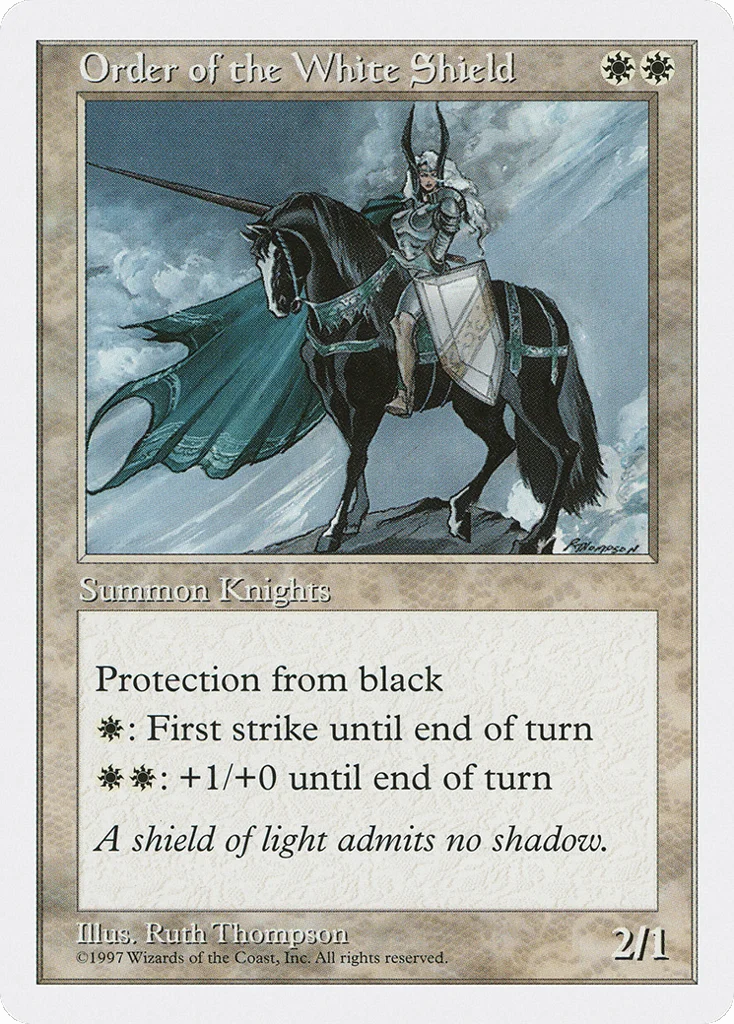 Order of the White Shield · Fifth Edition