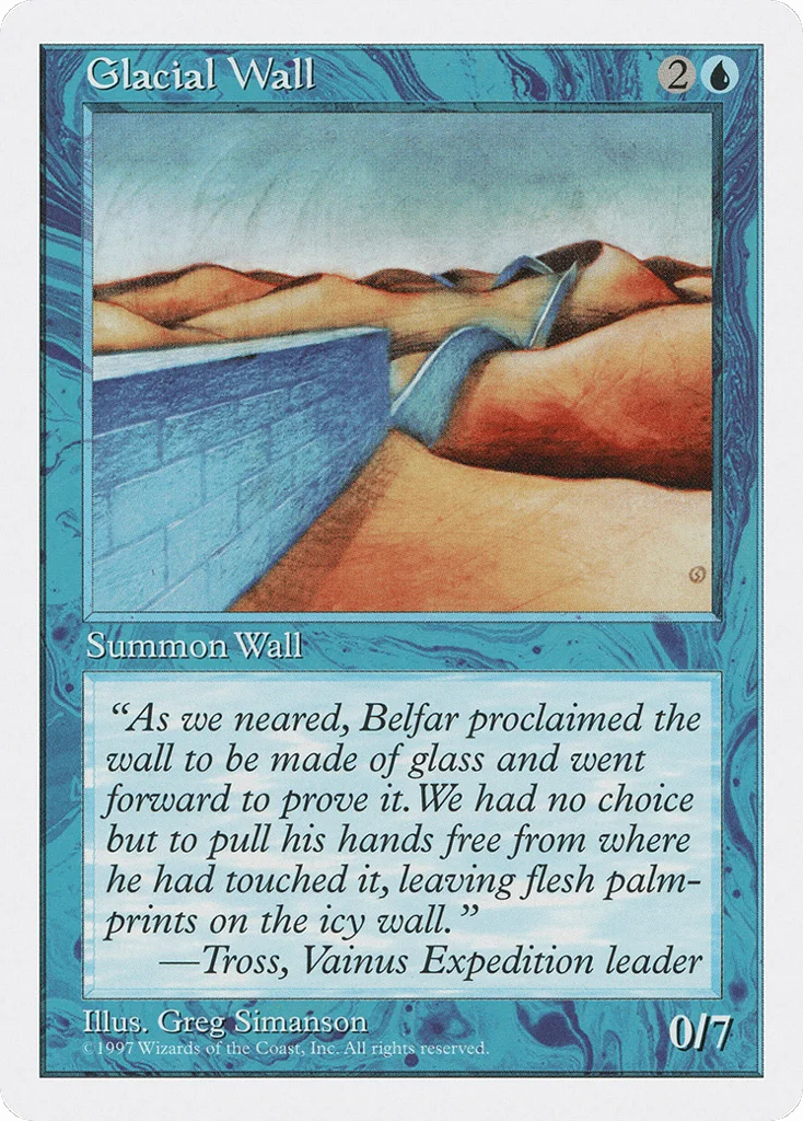 Glacial Wall · Fifth Edition