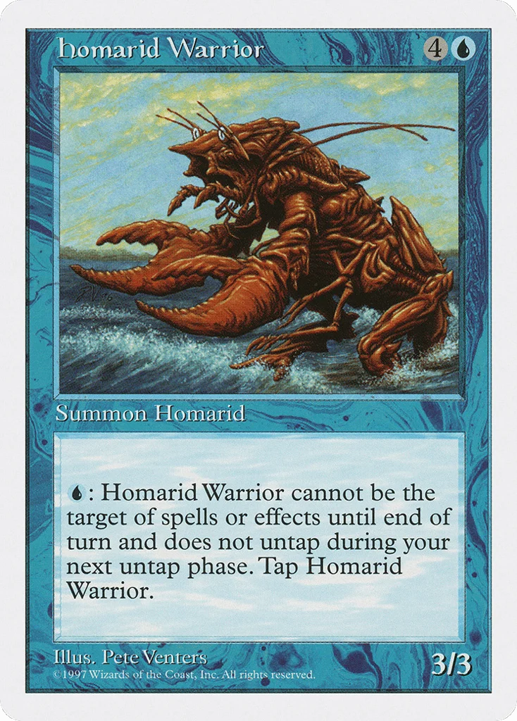 Homarid Warrior · Fifth Edition
