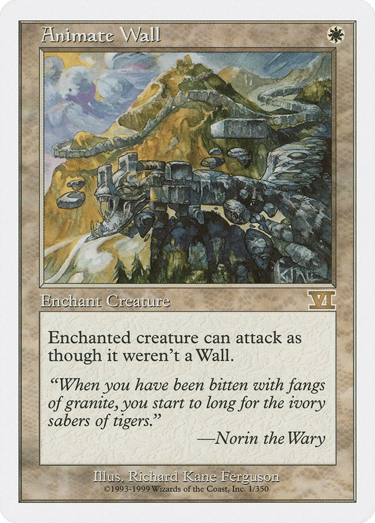 Animate Wall · Classic Sixth Edition