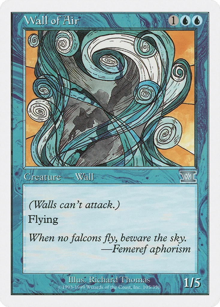 Wall of Air · Classic Sixth Edition