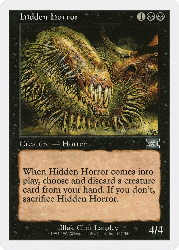 Hidden Horror · Classic Sixth Edition
