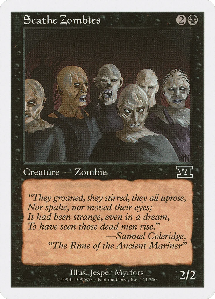 Scathe Zombies · Classic Sixth Edition