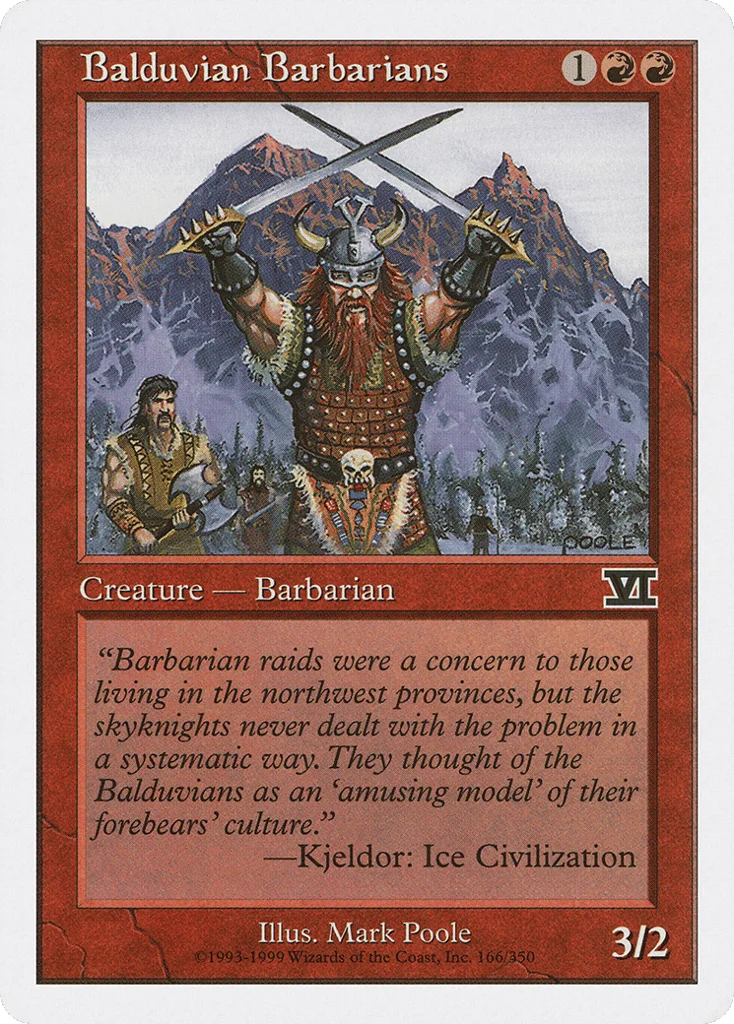 Balduvian Barbarians · Classic Sixth Edition