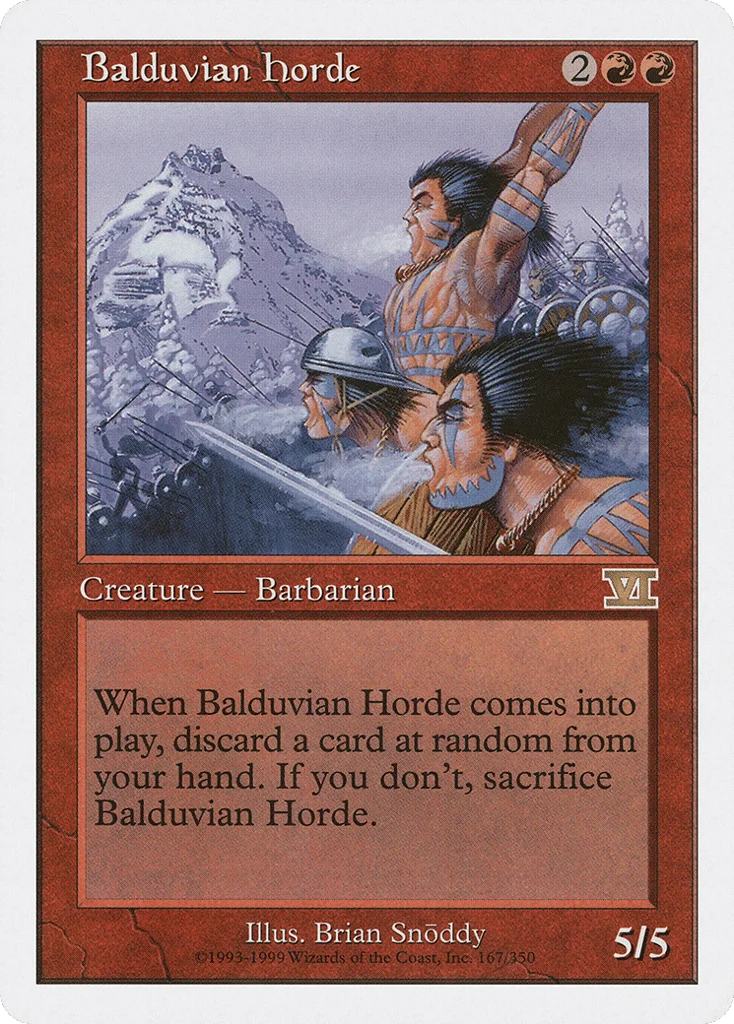 Balduvian Horde · Classic Sixth Edition