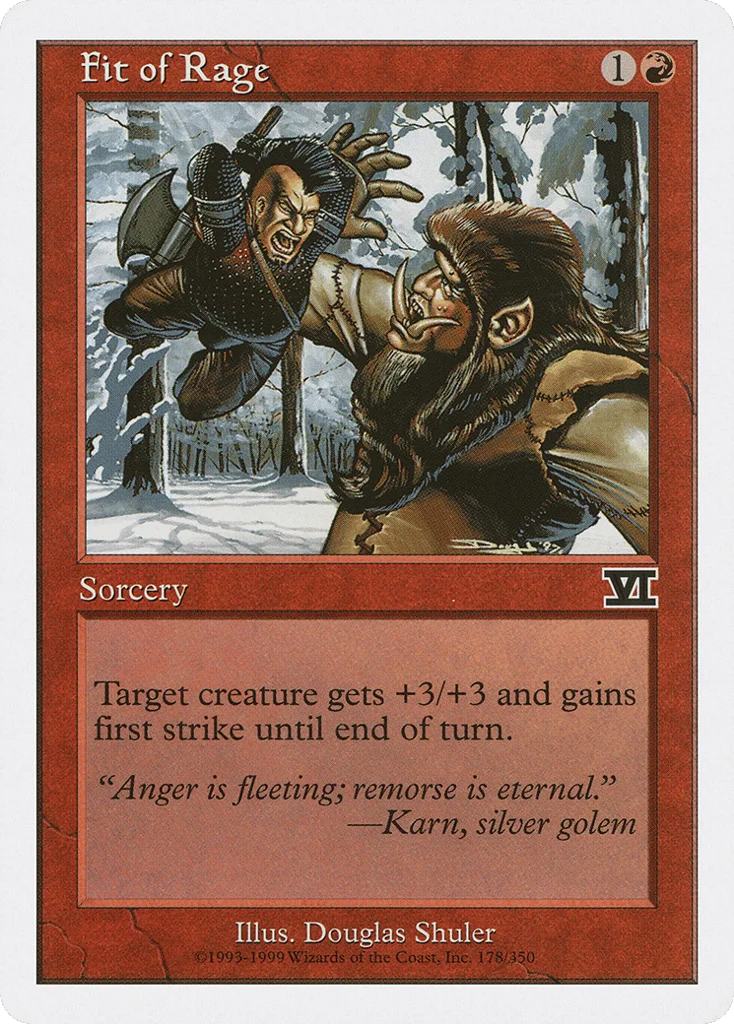 Fit of Rage · Classic Sixth Edition