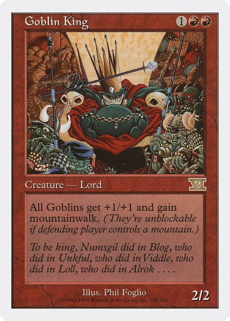 Goblin King · Classic Sixth Edition