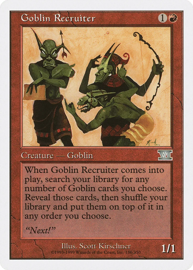 Goblin Recruiter · Classic Sixth Edition