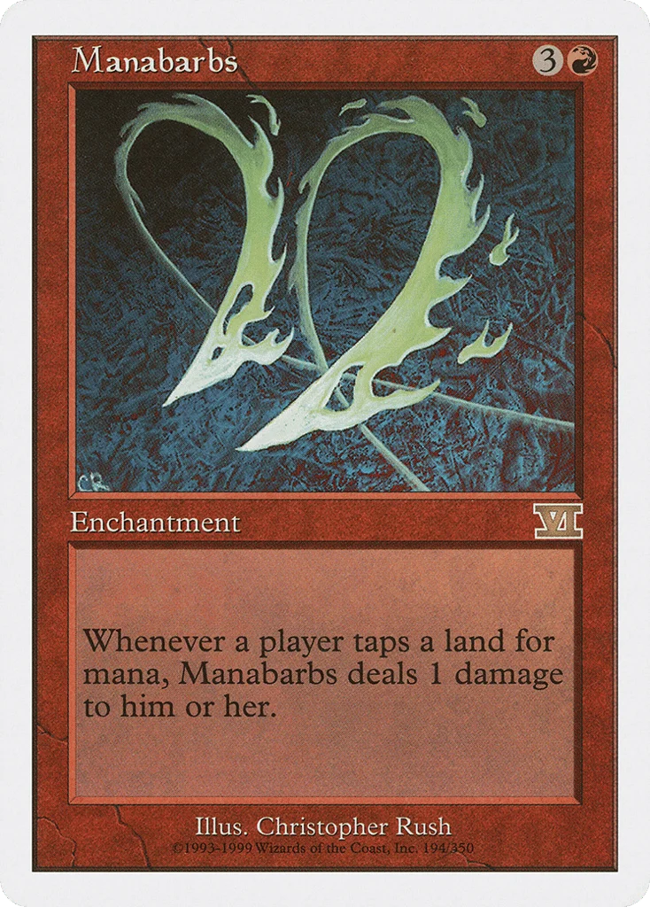 Manabarbs · Classic Sixth Edition