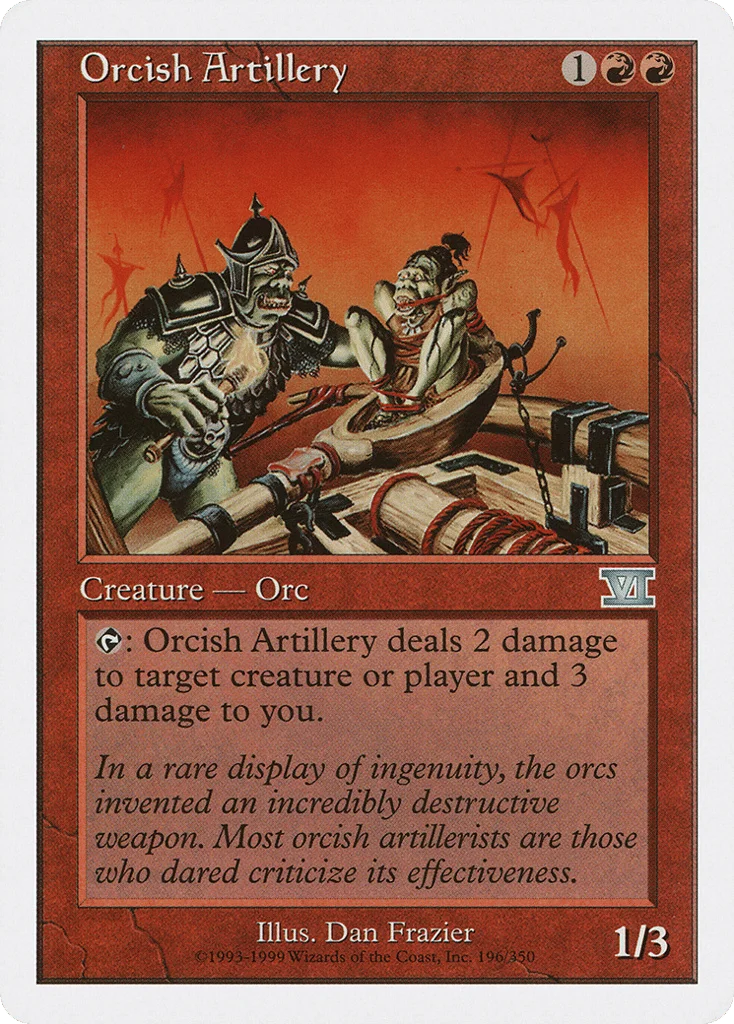 Orcish Artillery · Classic Sixth Edition