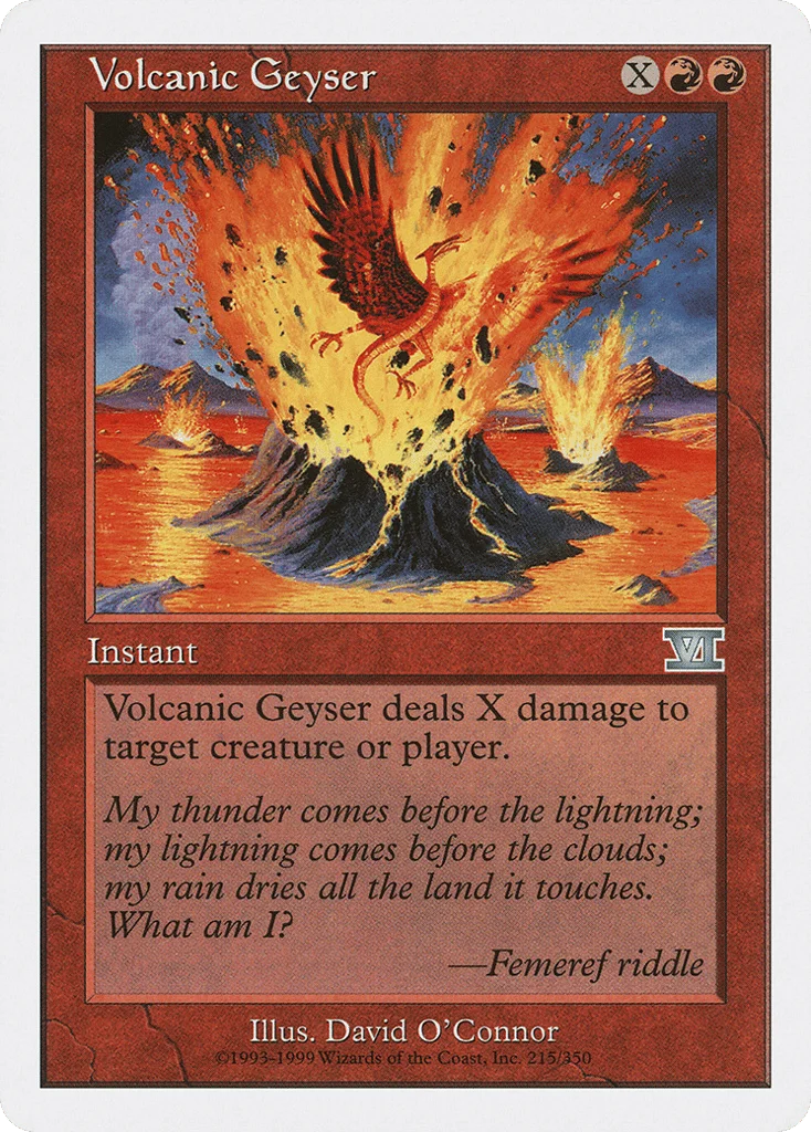 Volcanic Geyser · Classic Sixth Edition