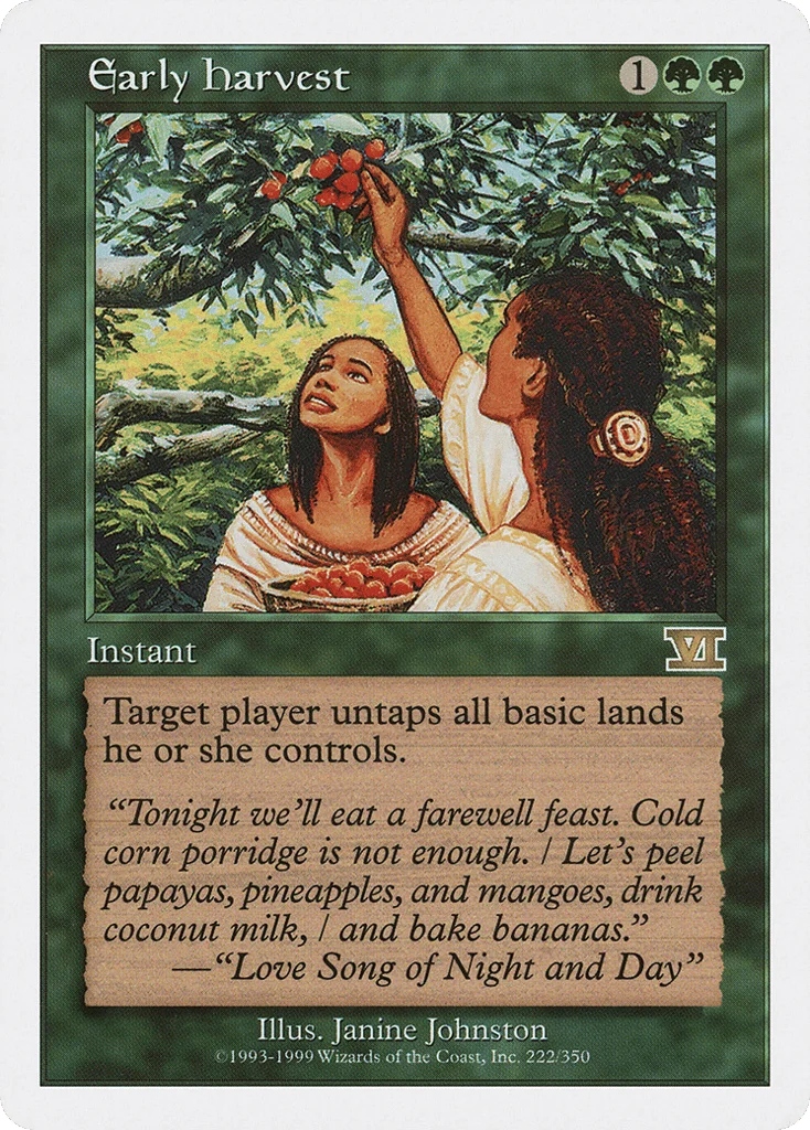 Early Harvest · Classic Sixth Edition