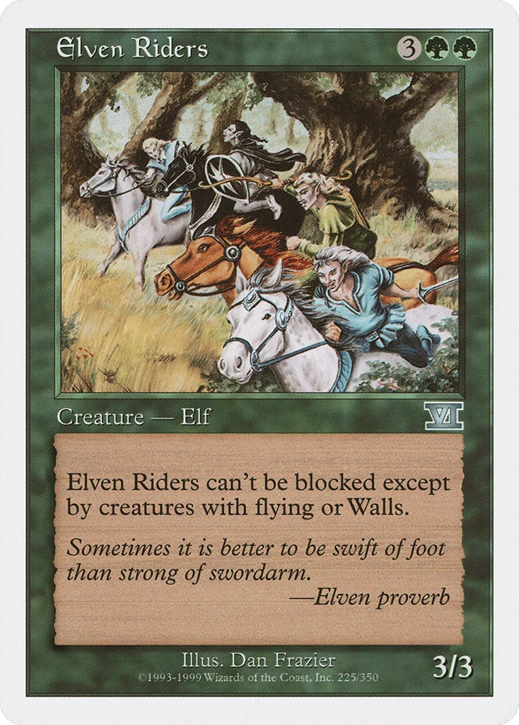Elven Riders · Classic Sixth Edition