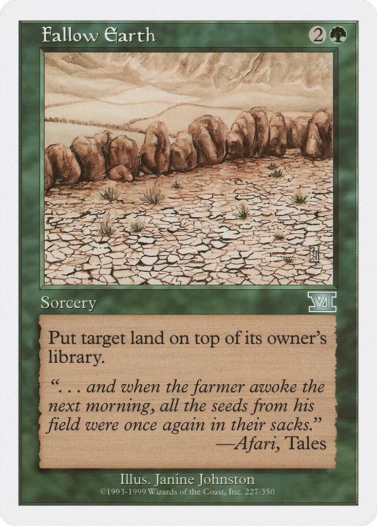 Fallow Earth · Classic Sixth Edition