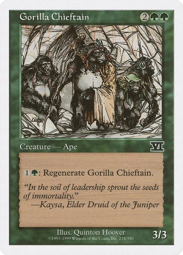 Gorilla Chieftain · Classic Sixth Edition