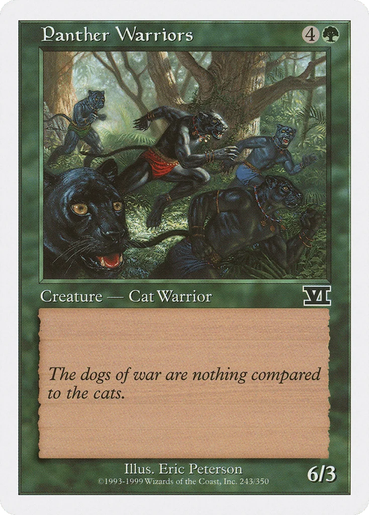 Panther Warriors · Classic Sixth Edition