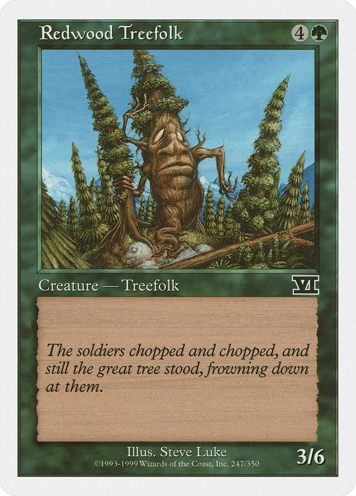 Redwood Treefolk · Classic Sixth Edition