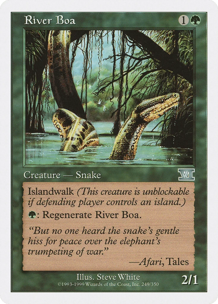 River Boa · Classic Sixth Edition