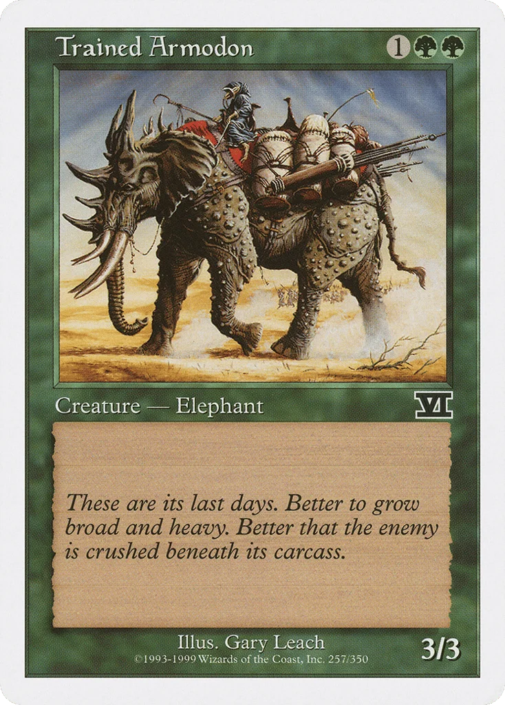 Trained Armodon · Classic Sixth Edition