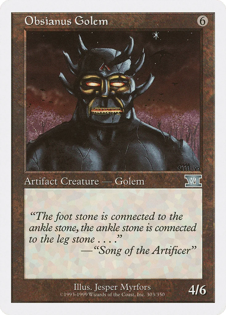 Obsianus Golem · Classic Sixth Edition