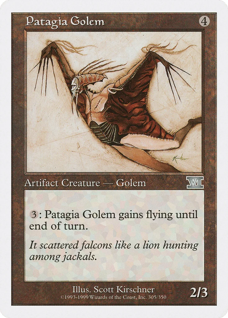Patagia Golem · Classic Sixth Edition