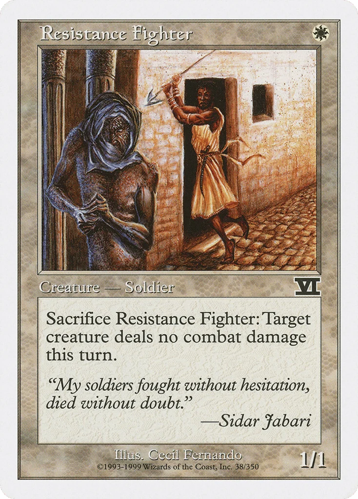 Resistance Fighter · Classic Sixth Edition