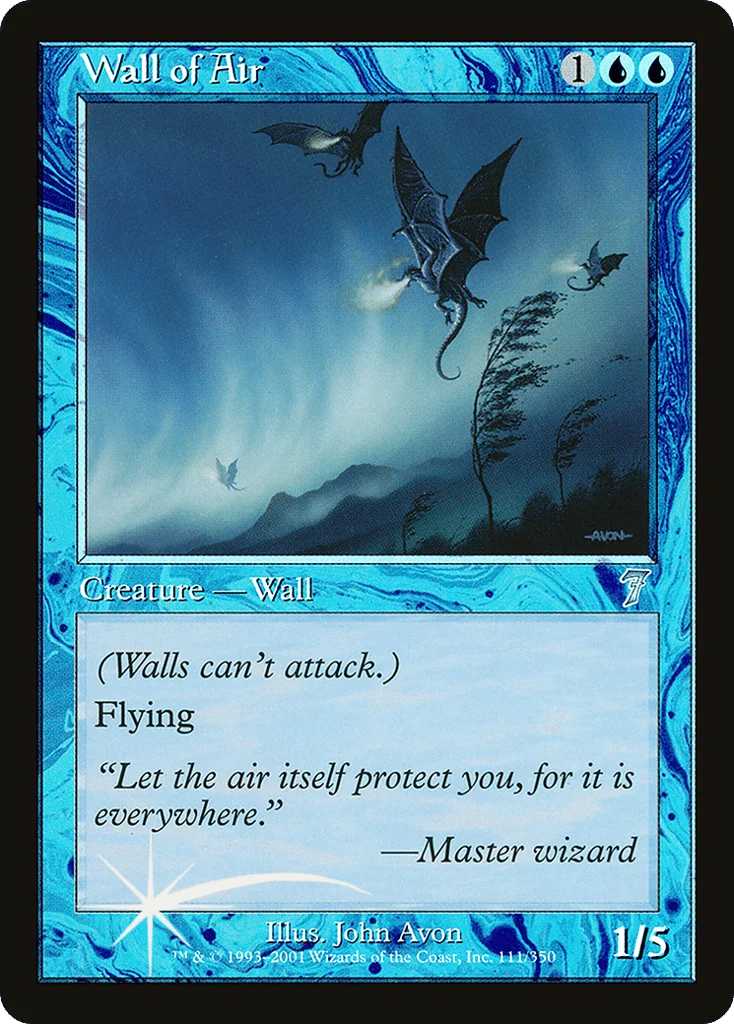 Wall of Air · Seventh Edition