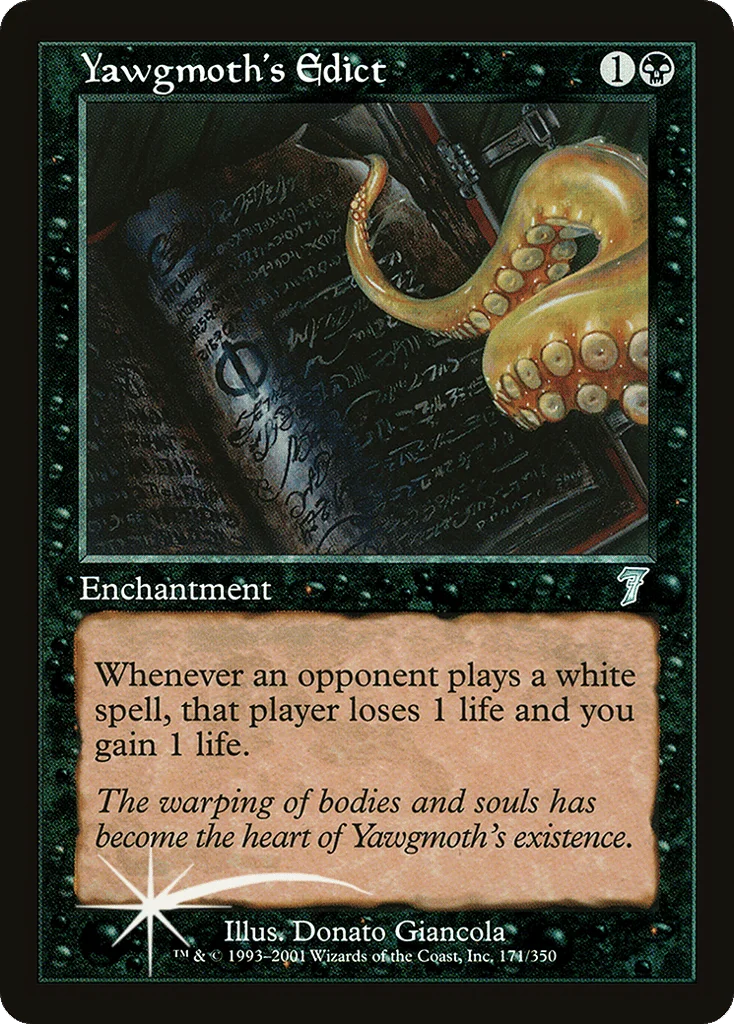 Yawgmoth's Edict · Seventh Edition