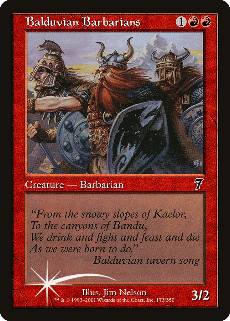Balduvian Barbarians · Seventh Edition