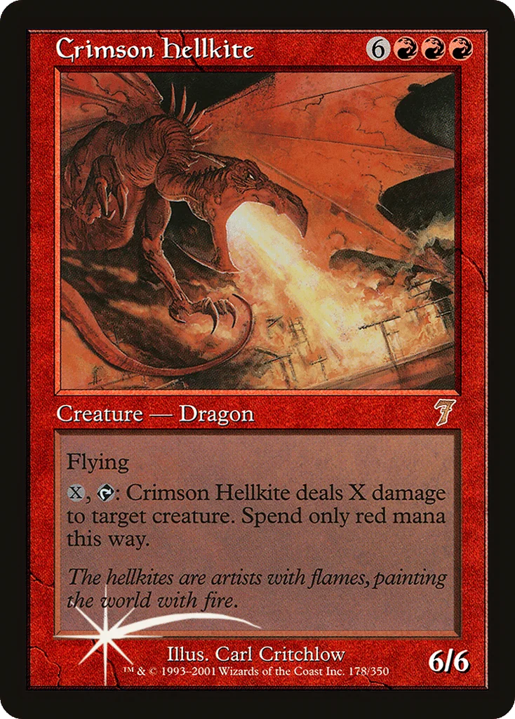 Crimson Hellkite · Seventh Edition