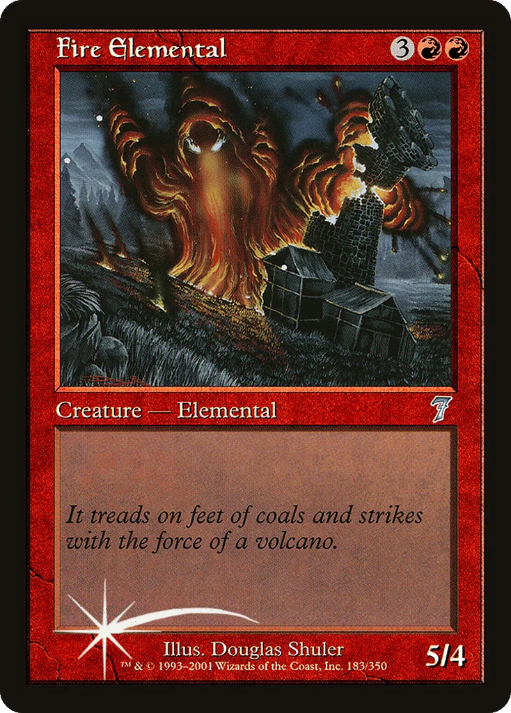 Fire Elemental · Seventh Edition