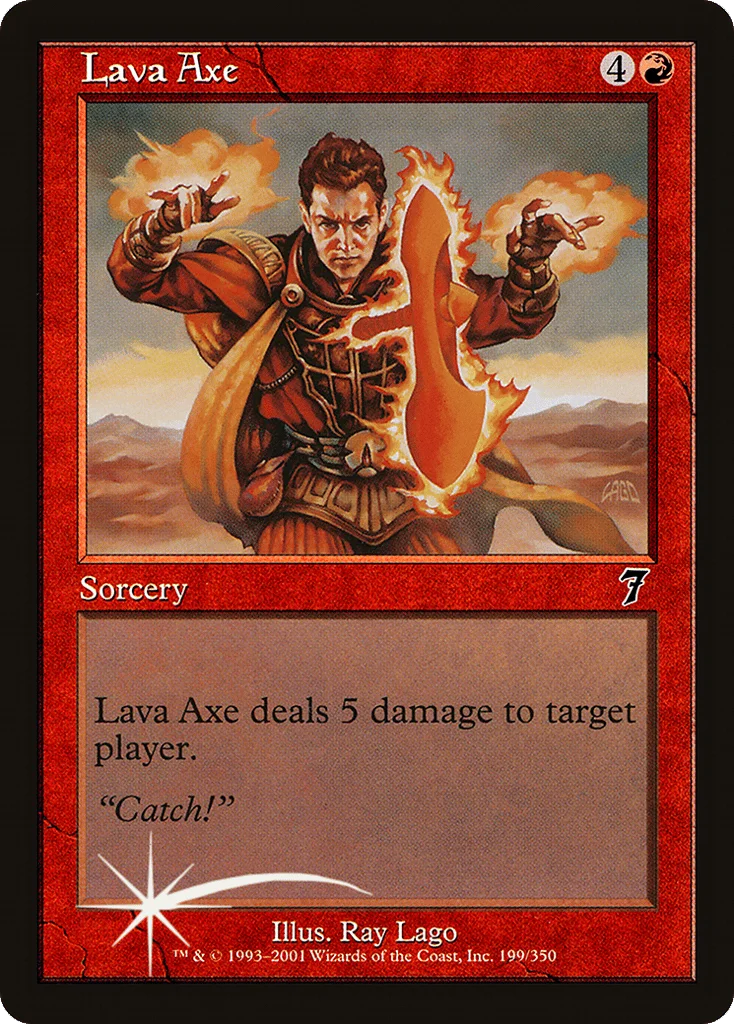 Lava Axe · Seventh Edition