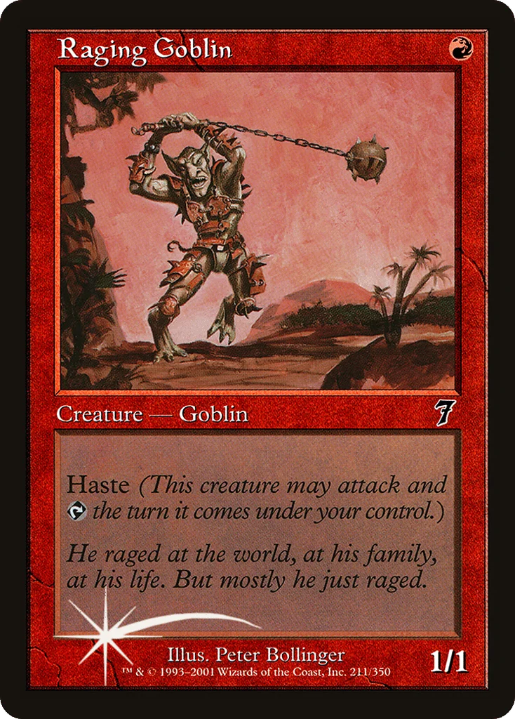 Raging Goblin · Seventh Edition