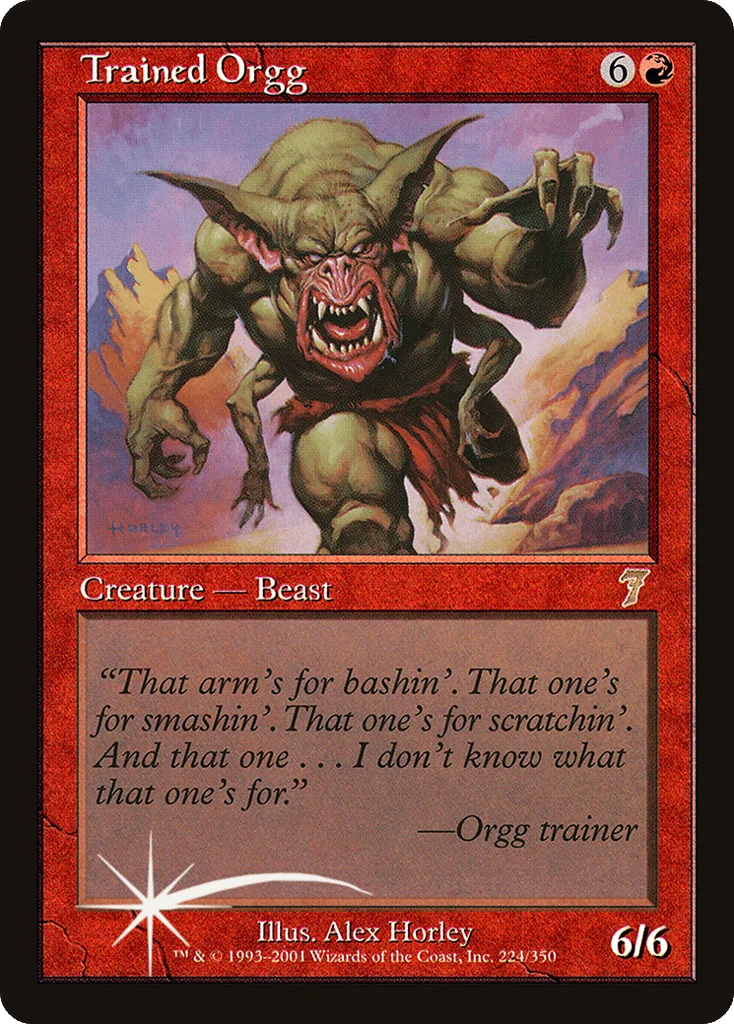 Trained Orgg · Seventh Edition