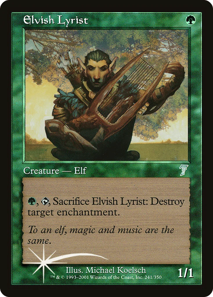 Elvish Lyrist · Seventh Edition