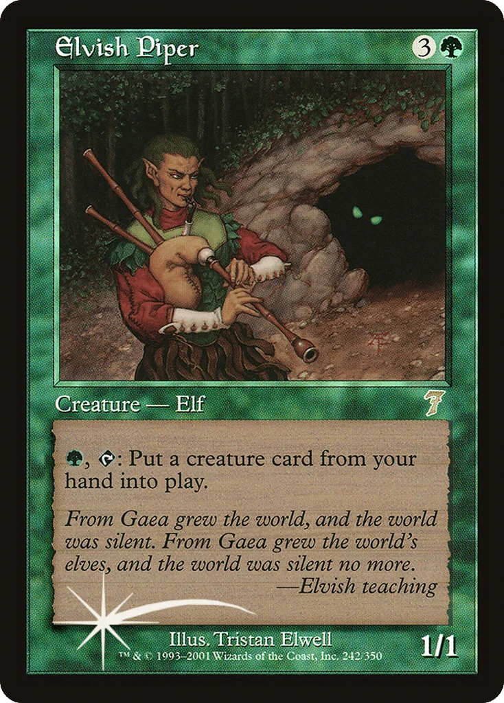 Elvish Piper · Seventh Edition
