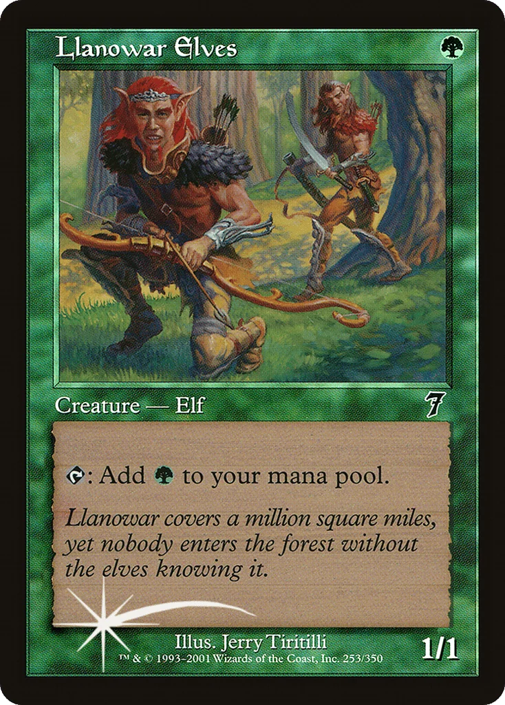 Llanowar Elves · Seventh Edition