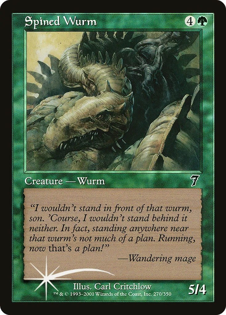 Spined Wurm · Seventh Edition