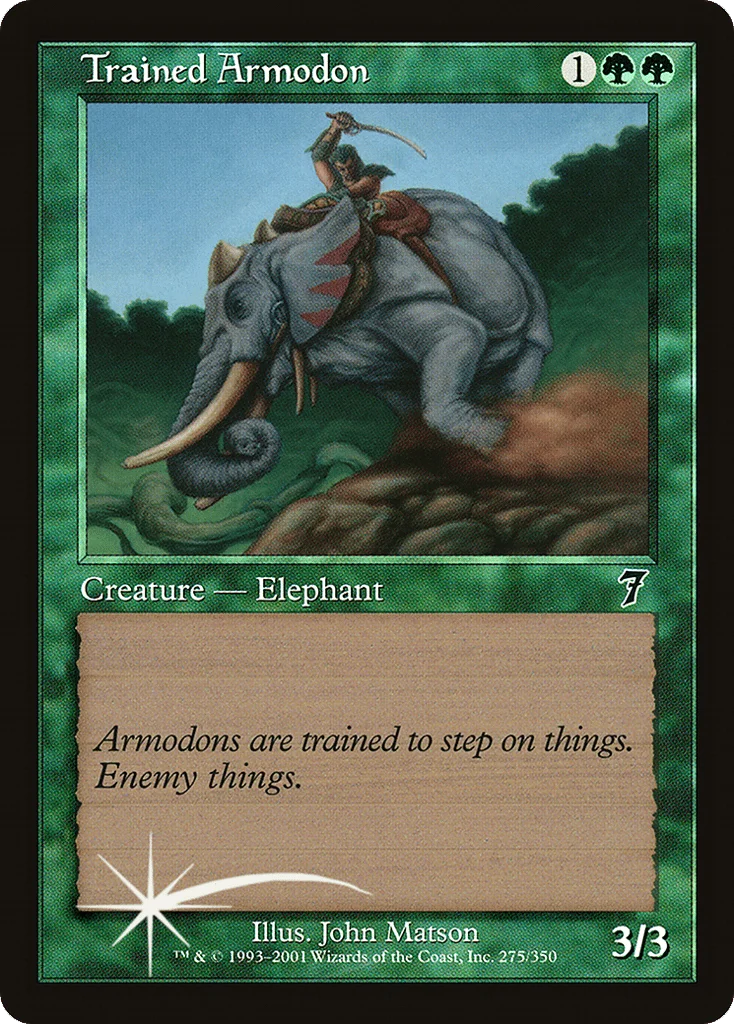 Trained Armodon · Seventh Edition