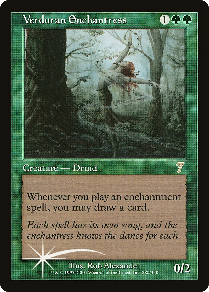 Verduran Enchantress · Seventh Edition