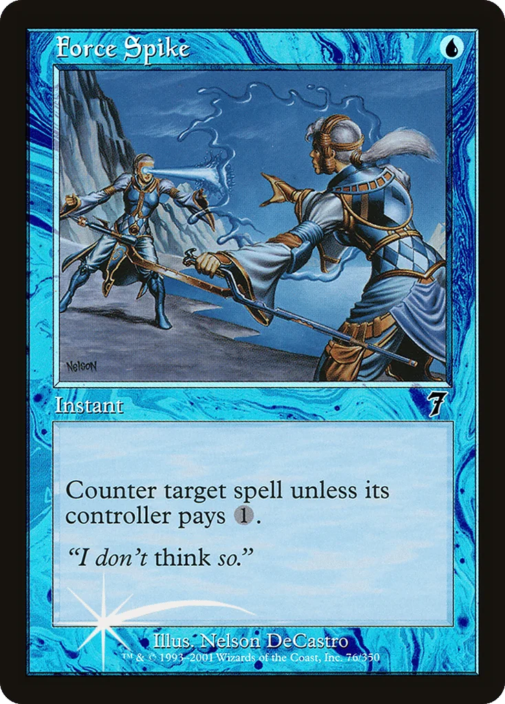 Force Spike · Seventh Edition