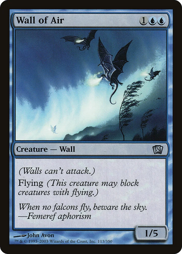 Wall of Air · Eighth Edition