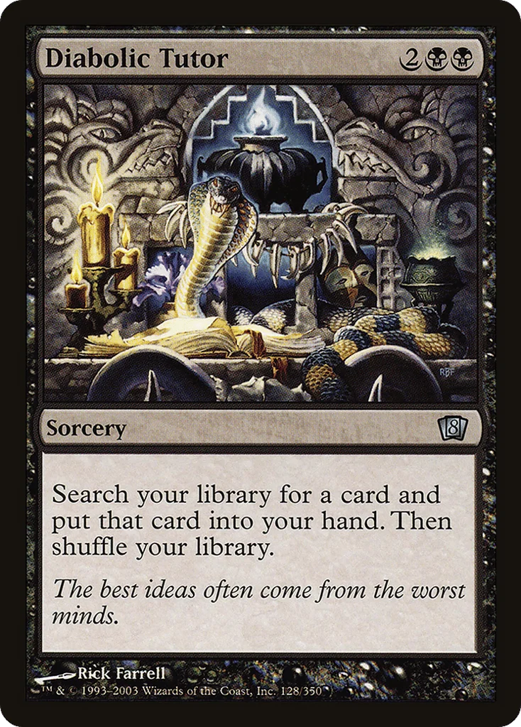 Diabolic Tutor · Eighth Edition